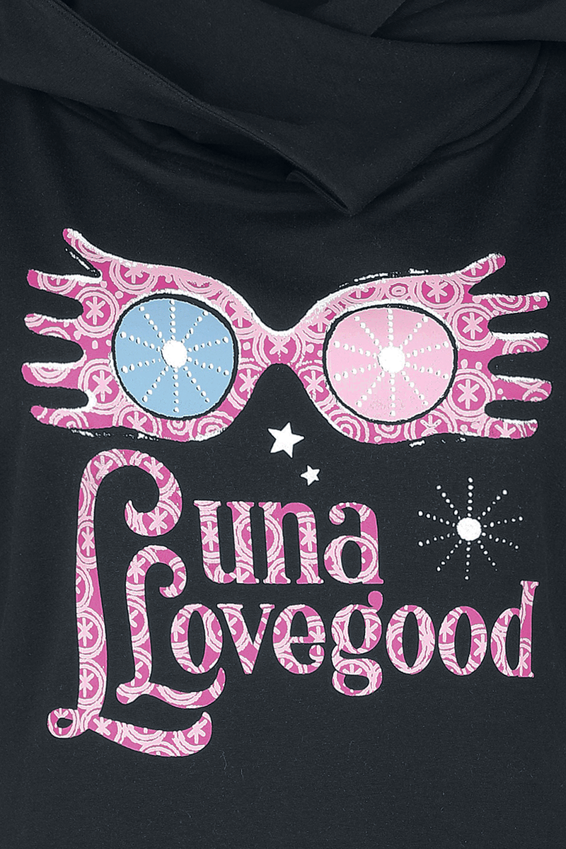 Harry Potter Luna Lovegood Mittellanges Kleid schwarz