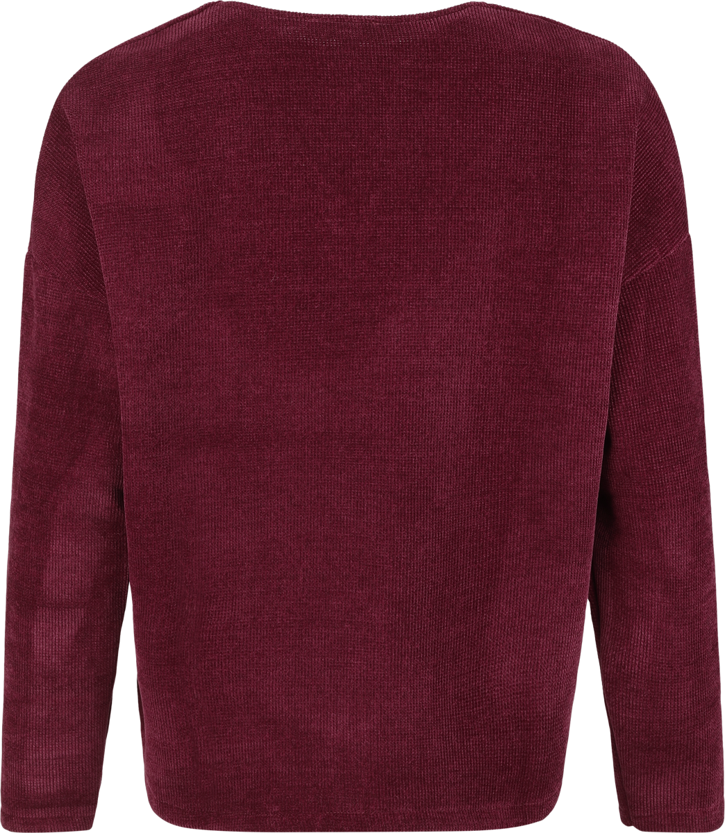 4068143366809 - Cosy Cord Langarmshirt rot in XL