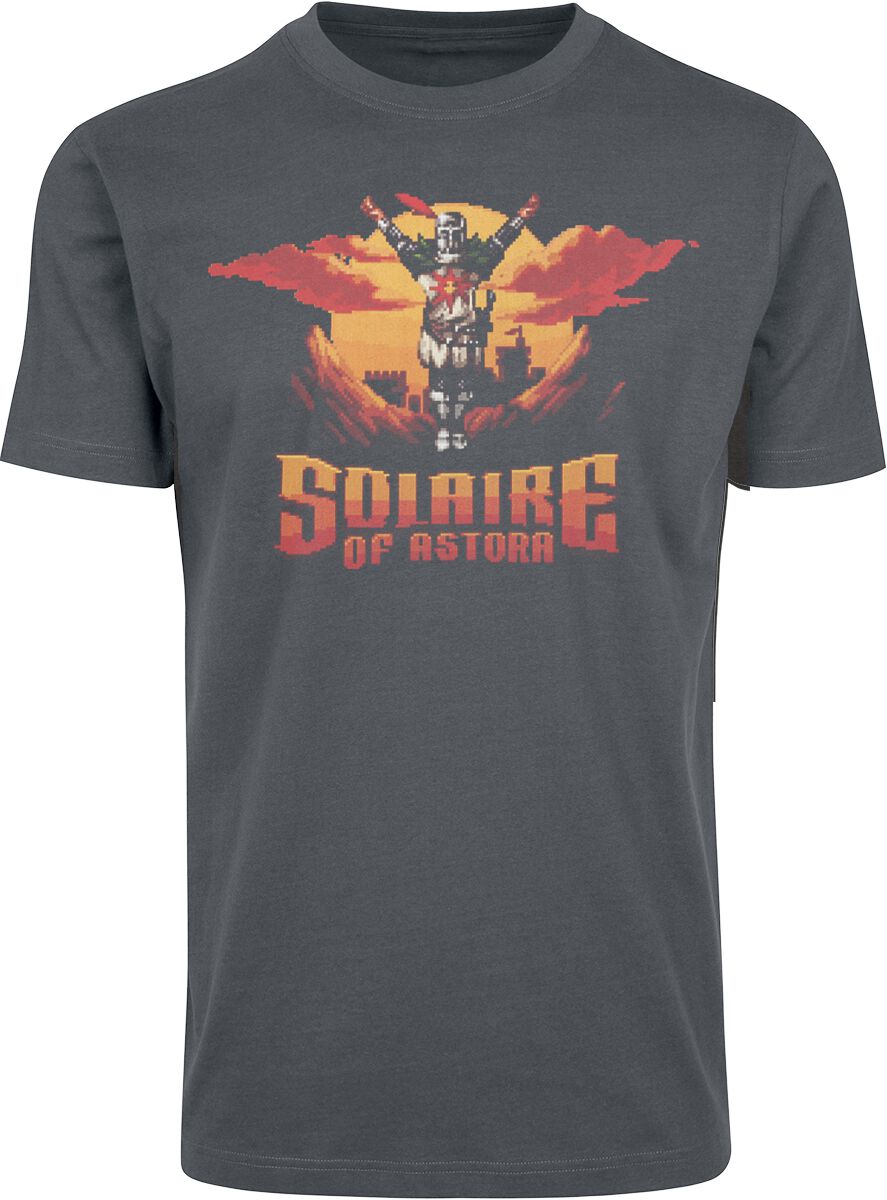 Dark Souls - Gaming T-Shirt - Solaire von Astora - S bis L - für Männer - Größe S - grau  - EMP exklusives Merchandise!