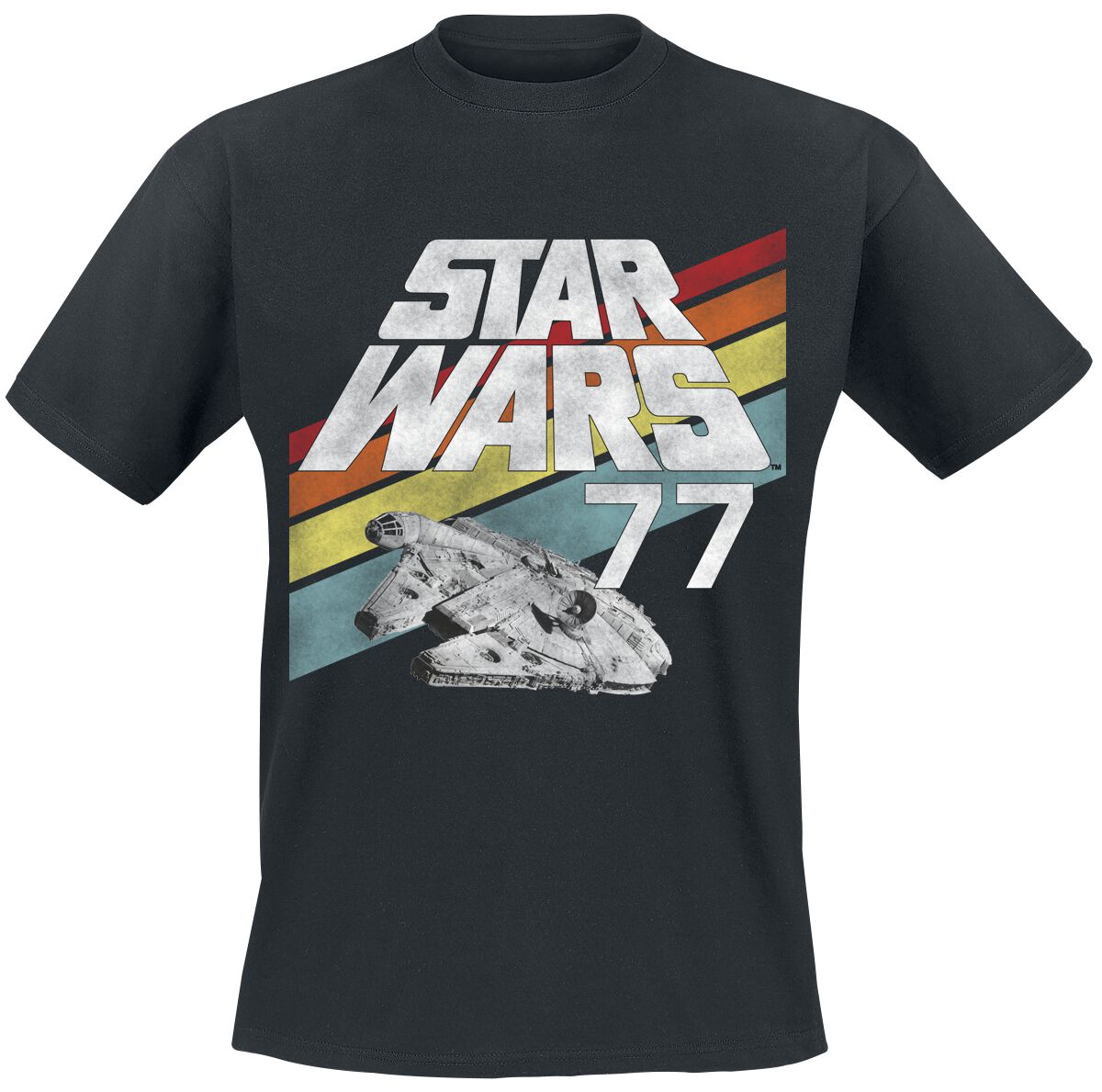 Image of T-Shirt di Star Wars - Star Wars - 77 - S a XXL - Uomo - nero