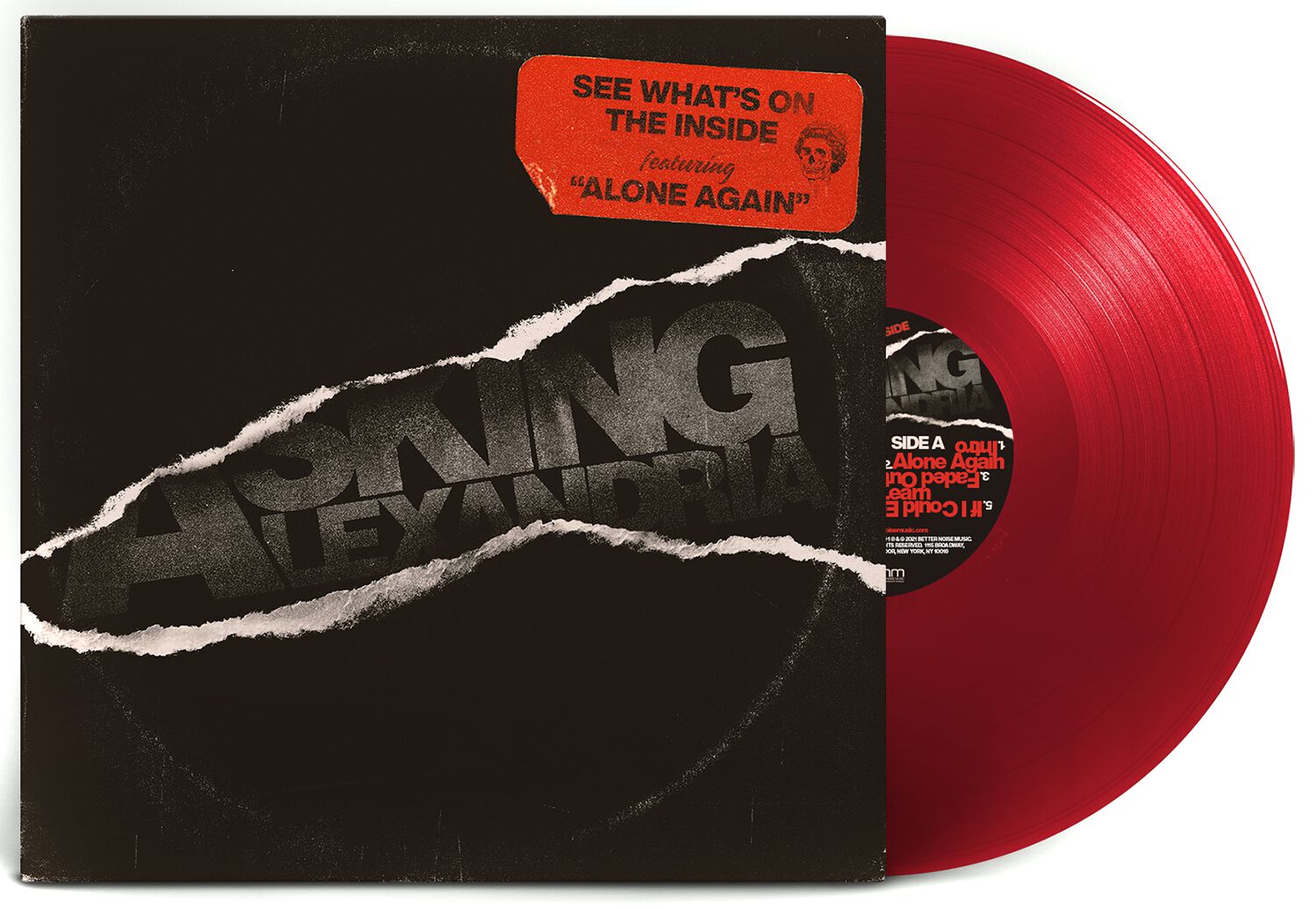 Asking Alexandria See what's on the inside LP red