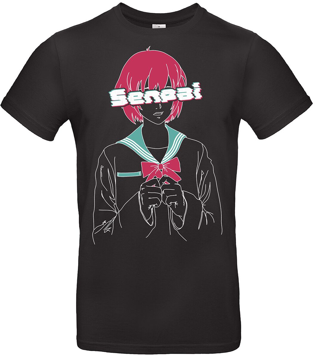Funshirt Censored #Senpai T-Shirt schwarz Funshirt Censored #Senpai T-Shirt schwarz