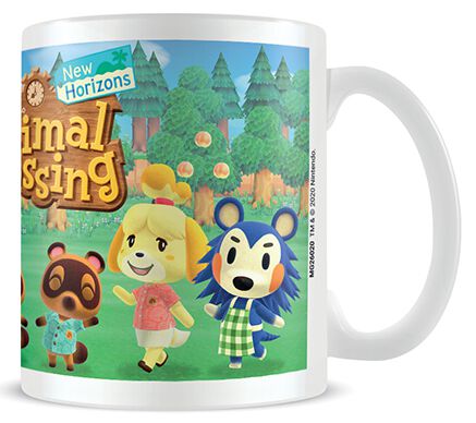 Image of Animal Crossing Lineup Tasse weiß