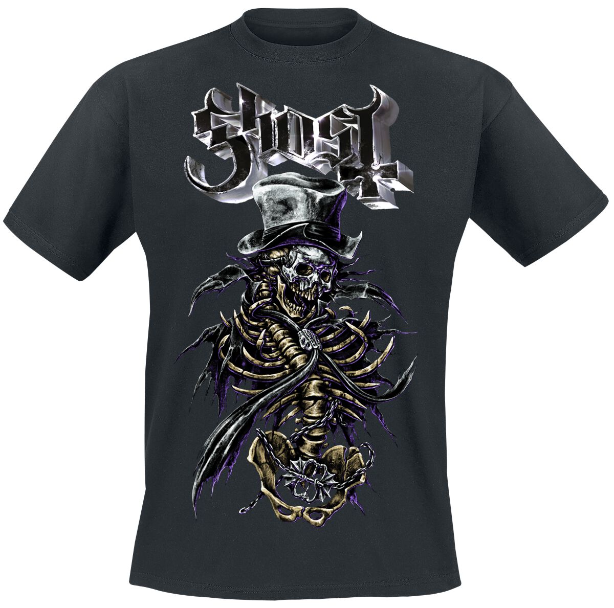 Ghost Rattlebonez V T-Shirt schwarz in L GHOSRX104025BK