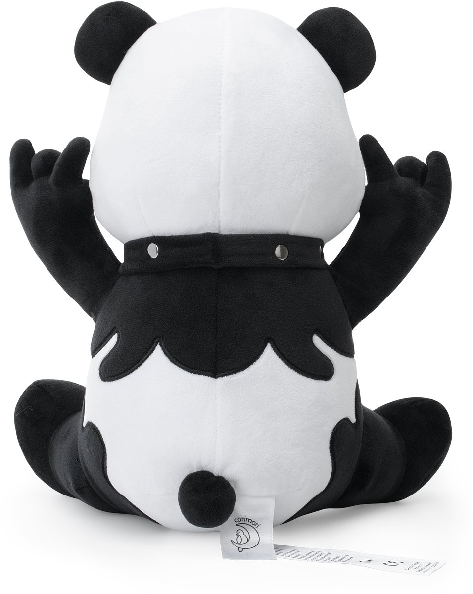 4260648676708 - Tin der Metal-Panda Plüschfigur weiß schwarz 4260648676708 - Tin der Metal-Panda Plüschfigur weiß schwarz