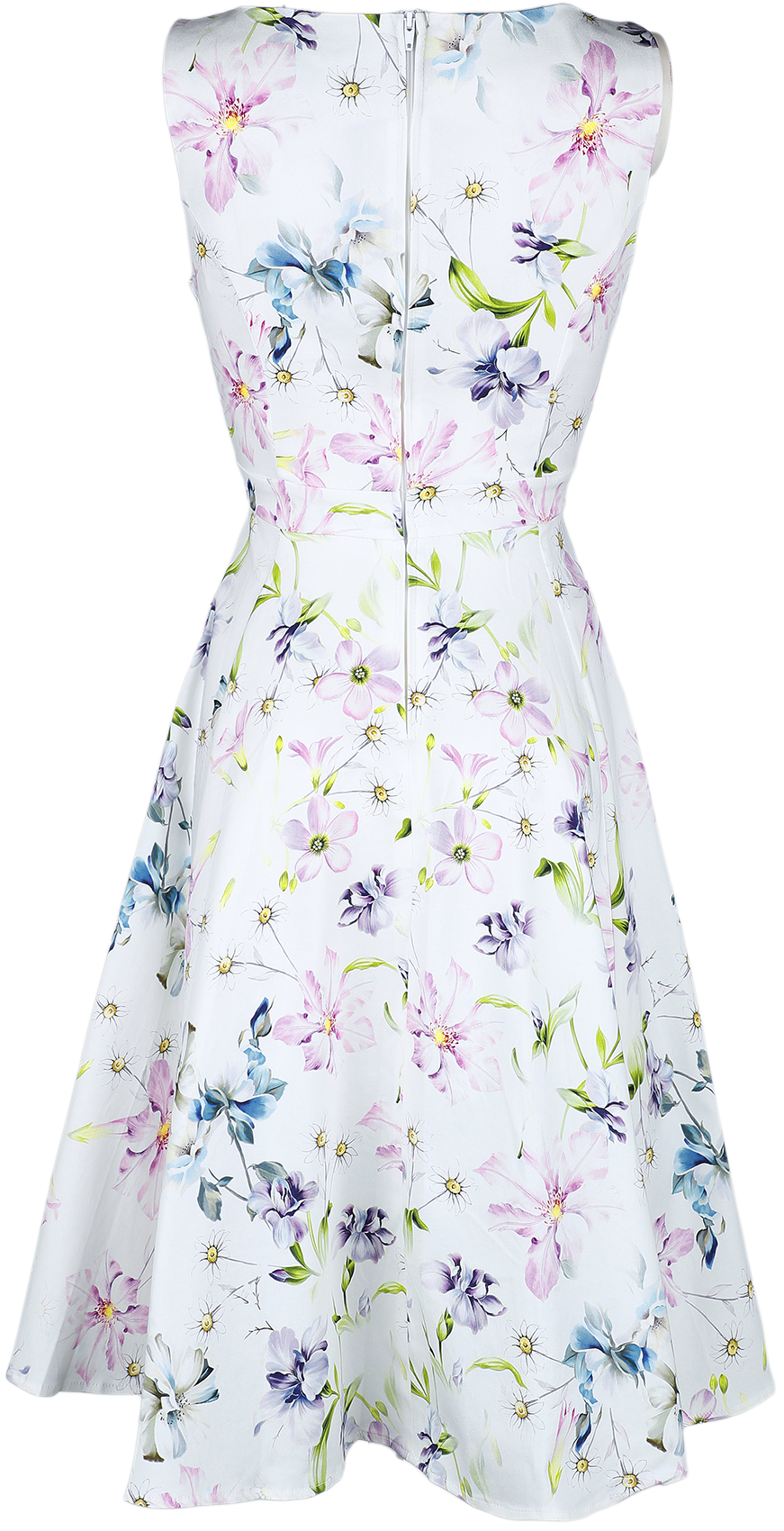 H&R London Luthien Swing Dress Mittellanges Kleid multicolor