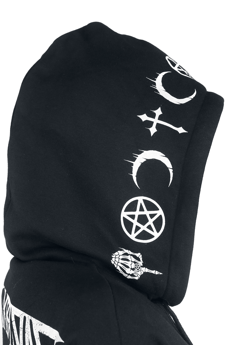 Black Blood by Gothicana Demonic Skull Kapuzenpullover Kapuzenpullover schwarz