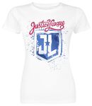 Painted Logo, Justice League, T-Shirt