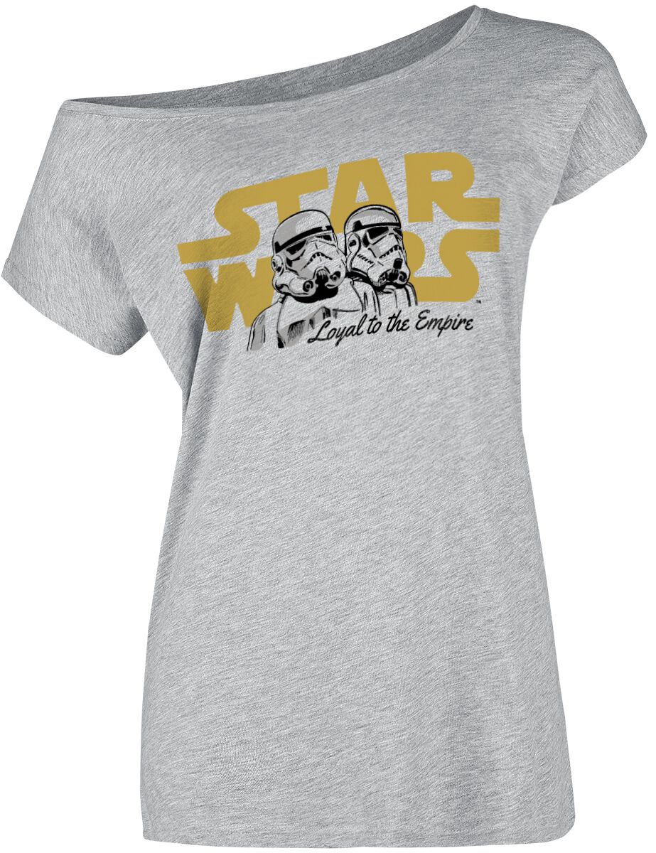T-Shirt Manches courtes de Star Wars - Loyal to the Empire - S à L - pour Femme - gris
