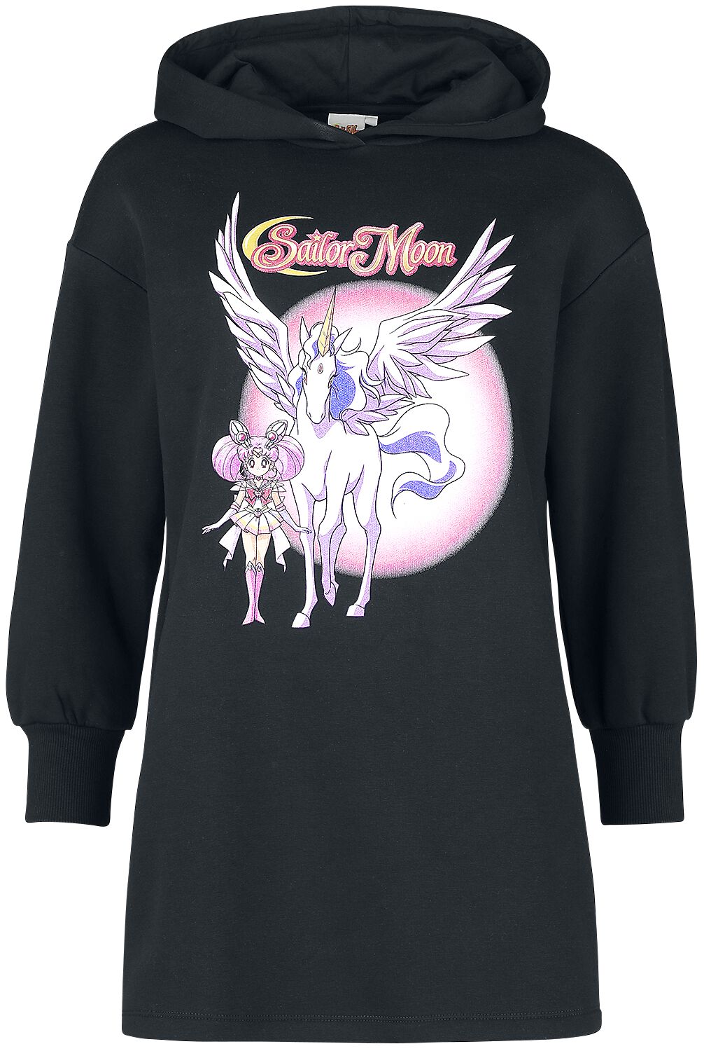 Sweat-shirt à capuche de Sailor Moon - Pegasus - L à XL - pour Femme - noir