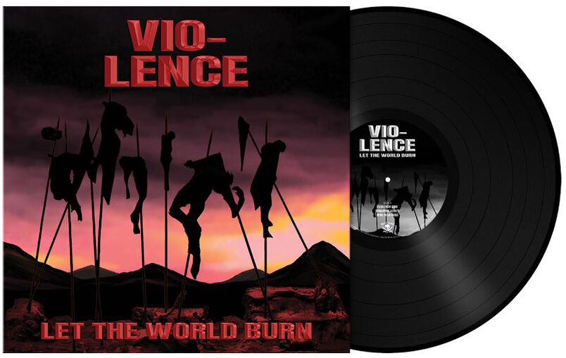 Vio-Lence Let the world burn SINGLE black