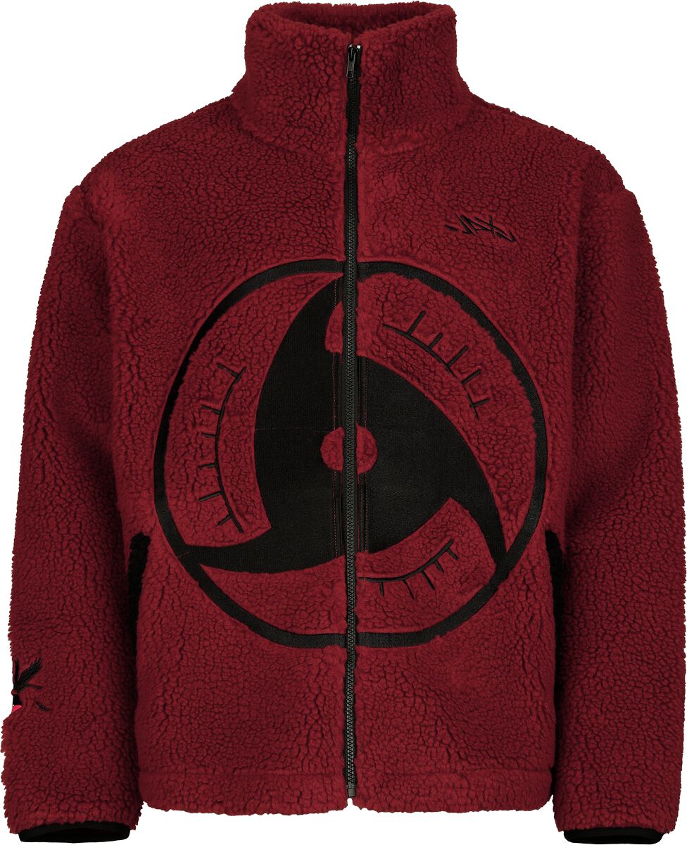 4262557540163 - Mangekyō Sharingan Übergangsjacke rot in XXL