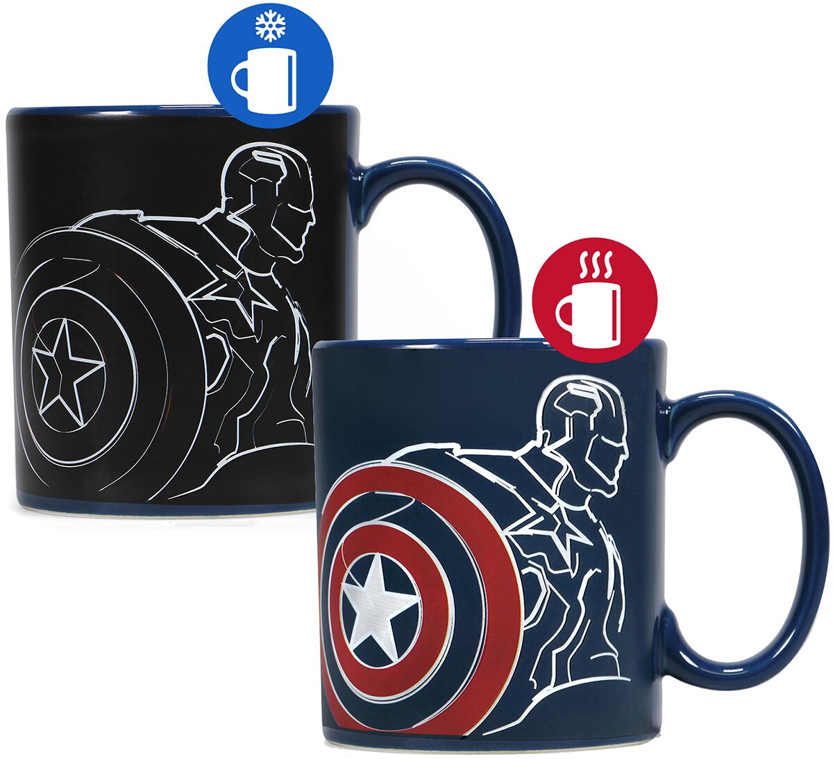 Image of Captain America Shield Tasse multicolor
