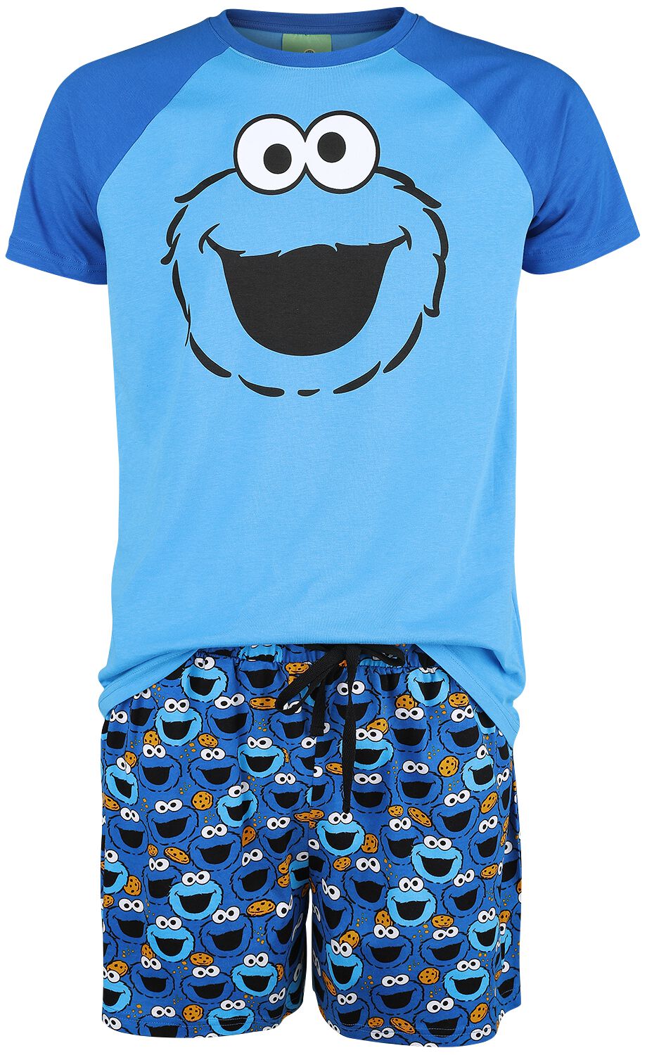 Levně Sesame Street Cookie Monster pyžama modrá