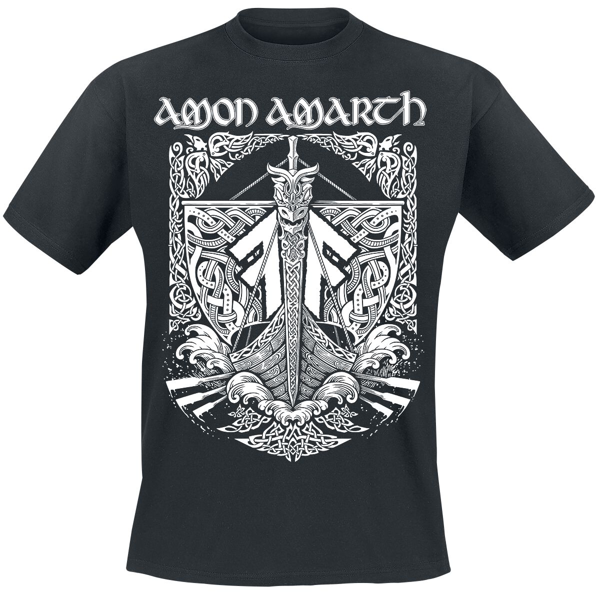 Amon Amarth T-Shirt - Put your back into the oar - S bis 3XL - für Männer - Größe S - schwarz  - Lizenziertes Merchandise!