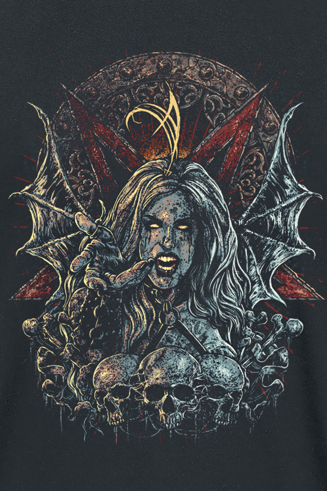 Alissa Spreading Black Wings Tank-Top schwarz