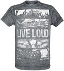 Live Loud Burnout, RED by EMP, T-Shirt