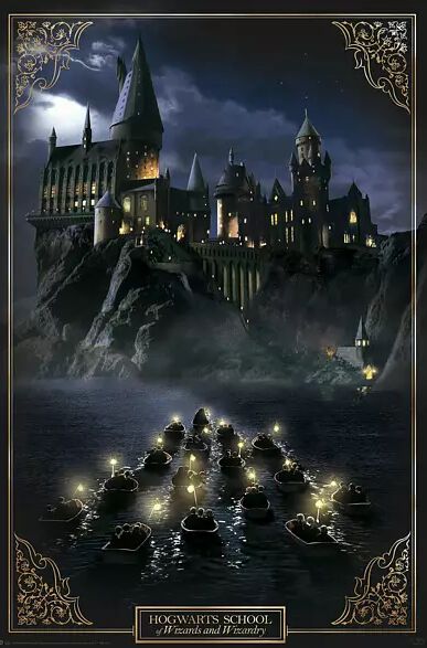 Harry Potter Hogwarts Castle Poster multicolor