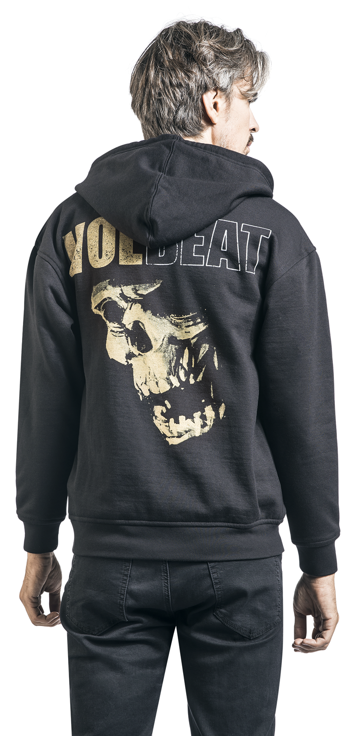 Volbeat Skull Kapuzenjacke schwarz