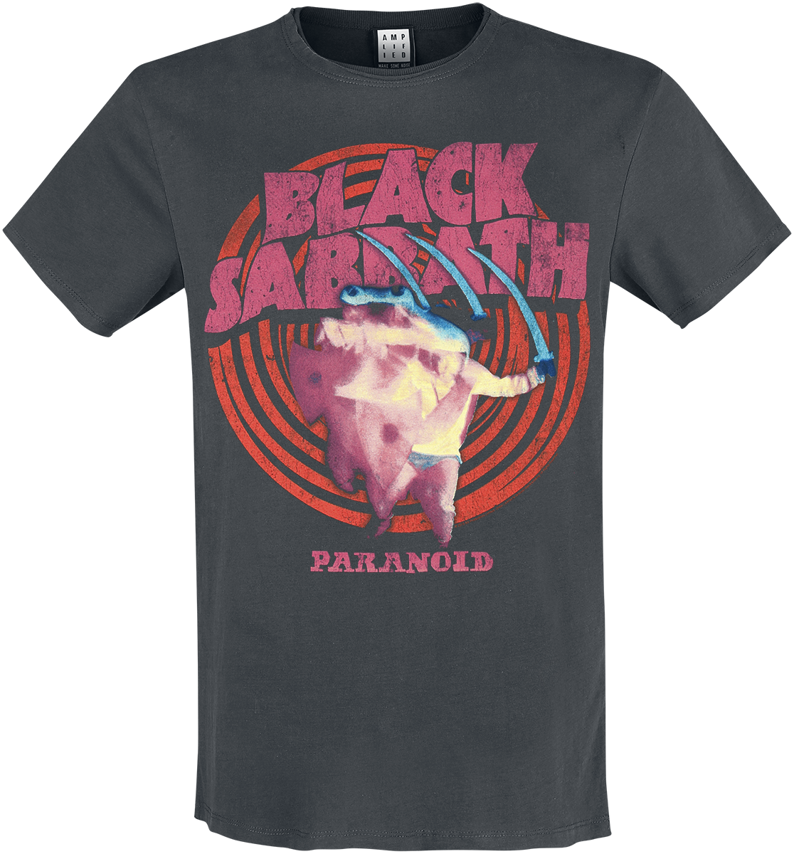 Black Sabbath - Amplified Collection - Paranoid - T-Shirt - charcoal image