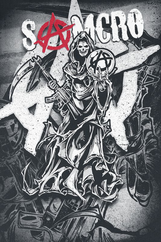 Filme & Serien Große Größen Reaper | Sons Of Anarchy T-Shirt