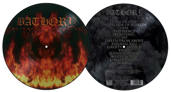 Bathory Destroyer of worlds LP Picture
