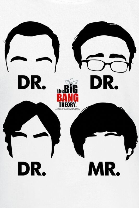Große Größen Männer Doctors & Mr. | The Big Bang Theory T-Shirt