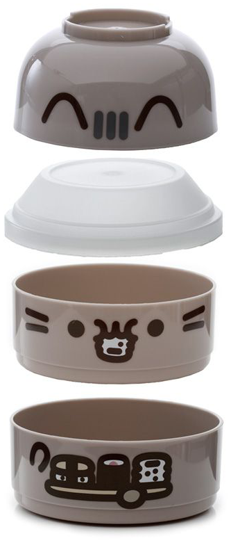 Pusheen Gestapelte Bento Lunch Box Brotdose multicolor