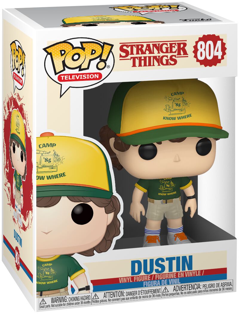 Stranger Things Season 3 - Dustin Vinyl Figure 804 Funko Pop! multicolor