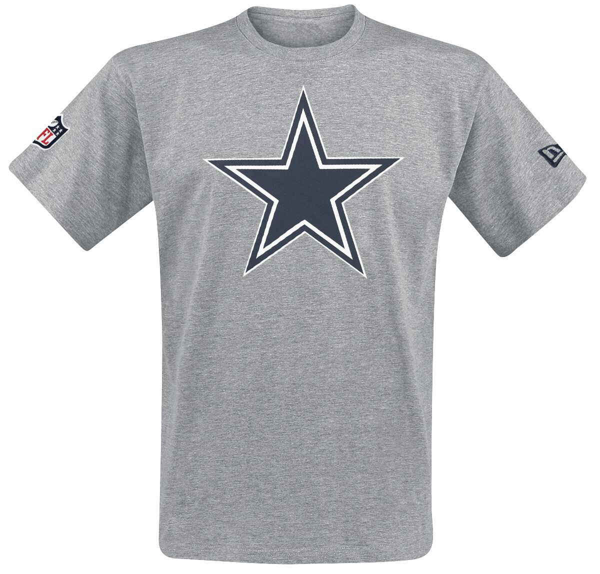 New Era – NFL T-Shirt – Dallas Cowboys – S bis XXL – für Männer – Größe S – hellgrau