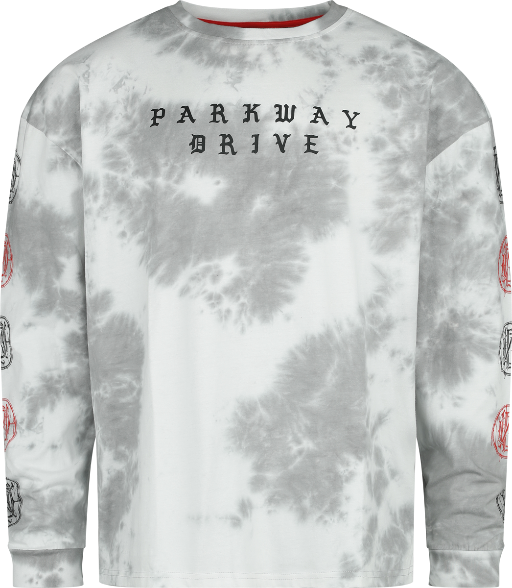 Parkway Drive - EMP Signature Collection - Oversize - Langarmshirt - weiß| grau - EMP Exklusiv!