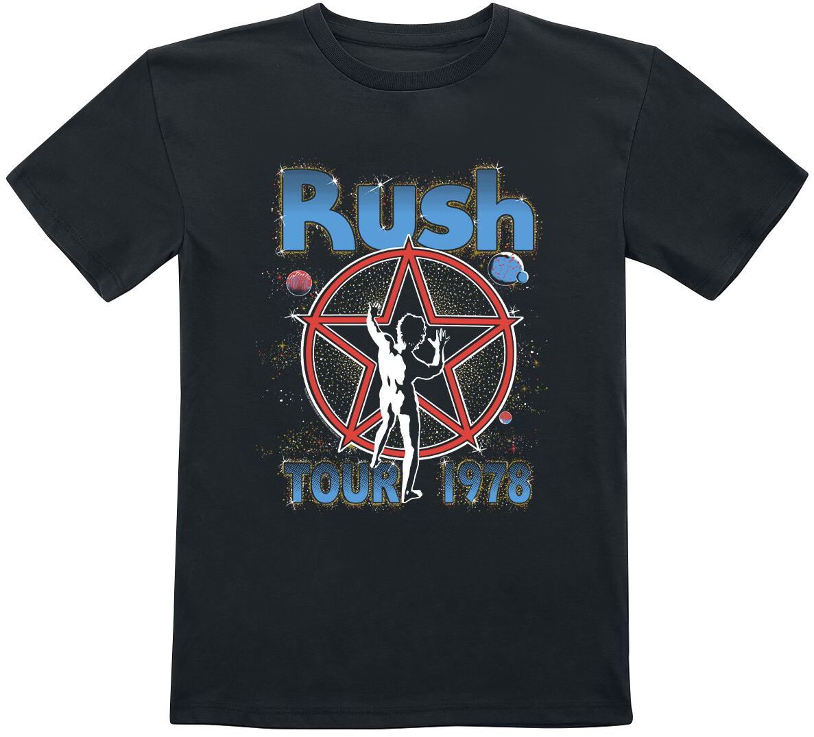 Rush Starman Tour 78 T-Shirt schwarz Rush Starman Tour 78 T-Shirt schwarz