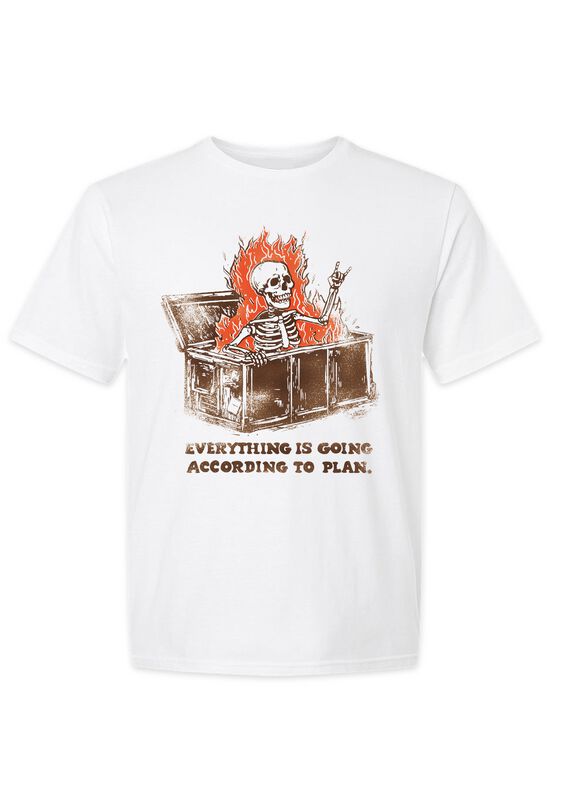 T-Shirt - Accordingly - M bis 3XL - für Männer - Größe L - weiß - Männer - male