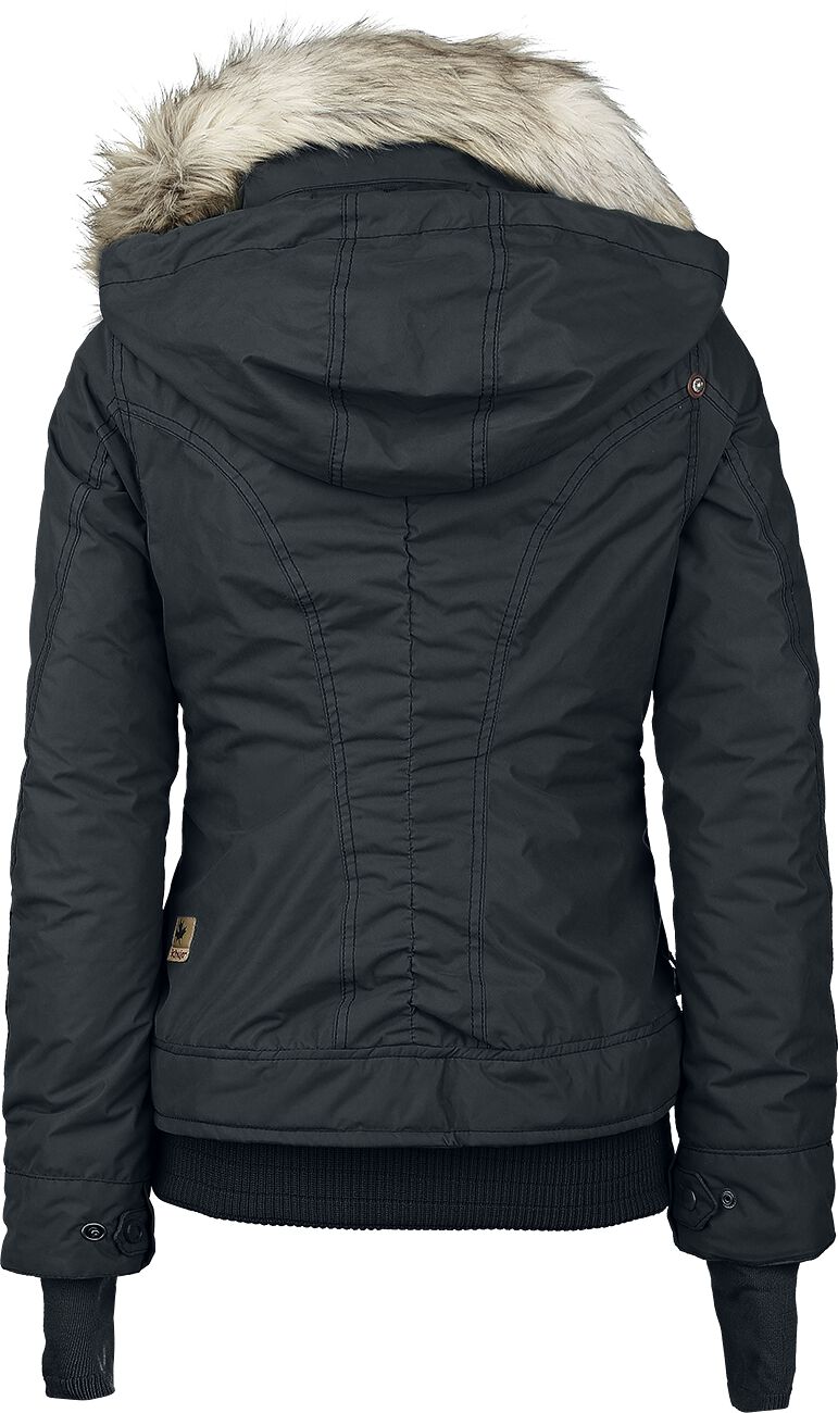 Damen Winter Jacken Coole Winterjacken FÃ¼r Frauen Schwarze Damen
