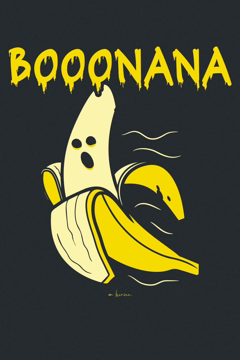 Food Boonana T-Shirt schwarz