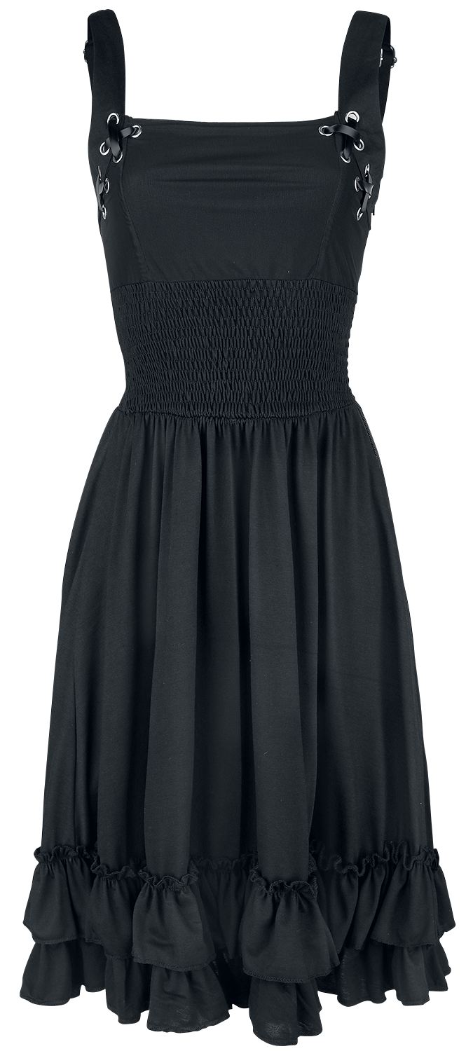 Poizen Industries Alvena Dress Mittellanges Kleid schwarz - 13.33% Rabatt