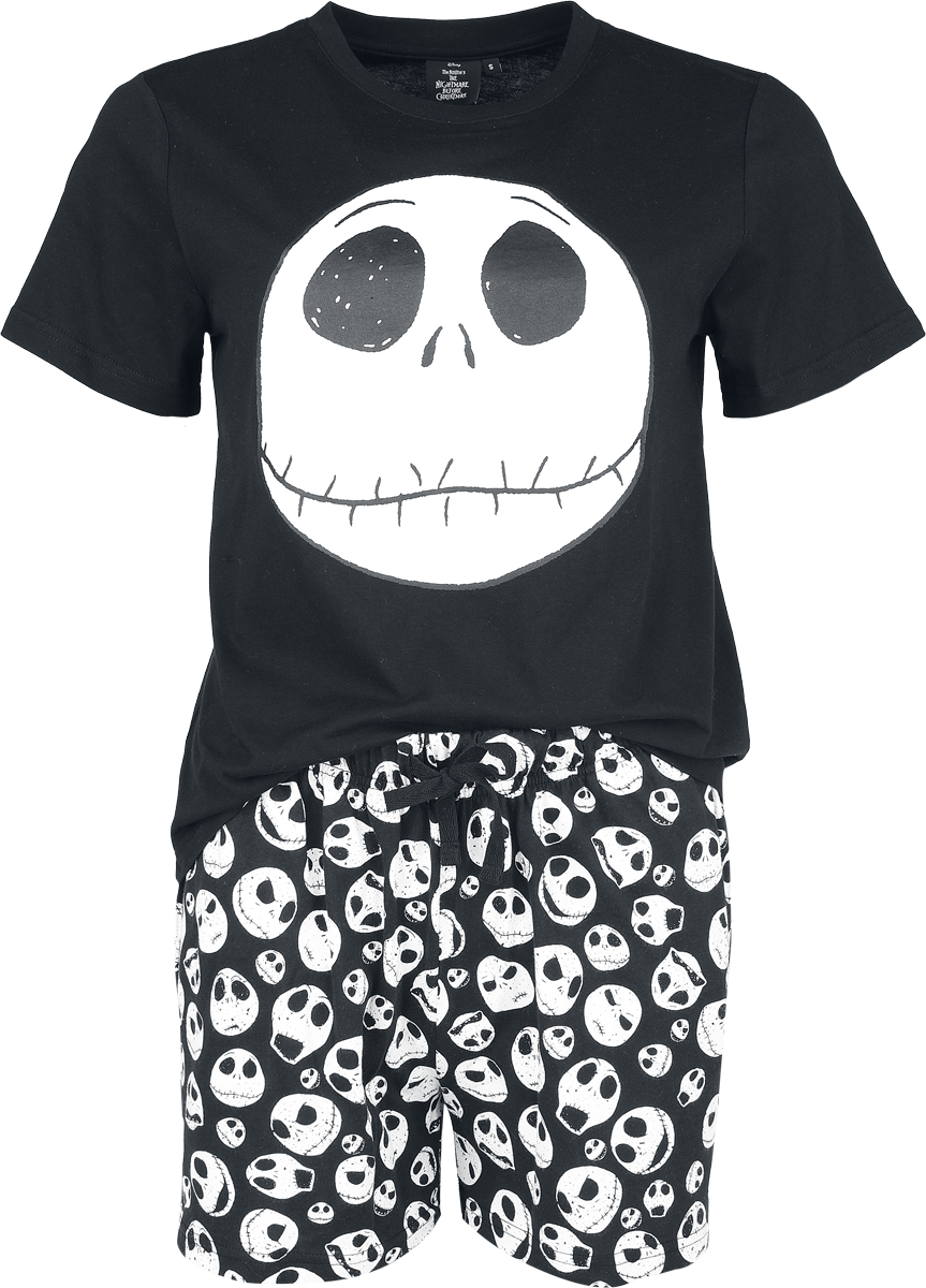 Pyjamas Disney av The Nightmare Before Christmas - Jack - Dam - svart