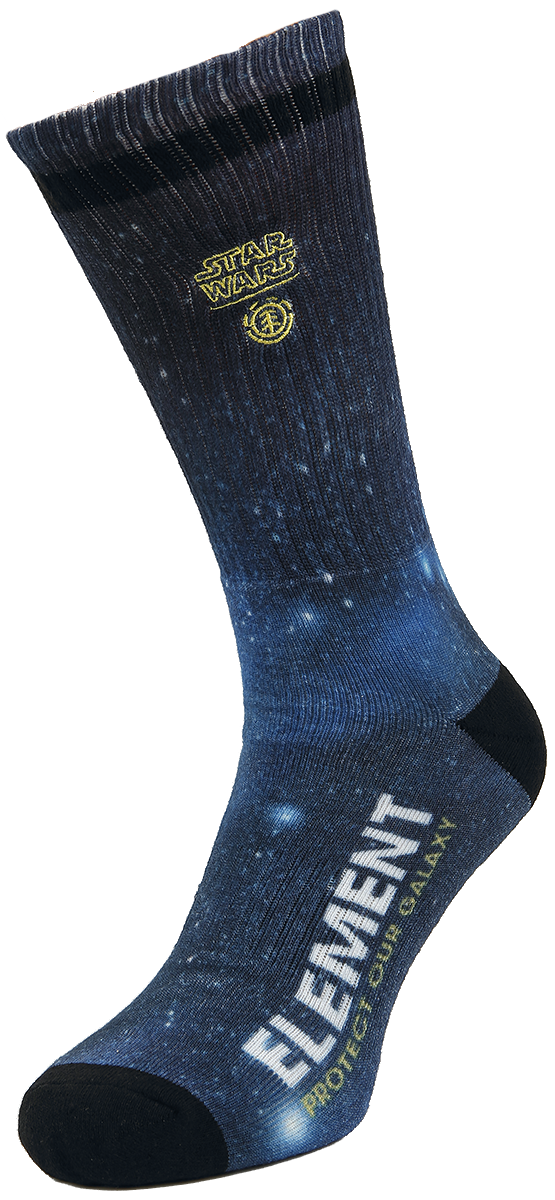 Element Star Wars x Element Galaxy Socken blau schwarz
