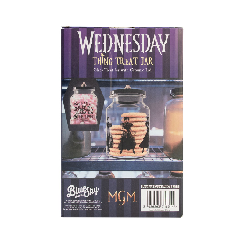 Thumbnail - Wednesday I Can Barely Tolerate The Living - Vorratsglas Aufbewahrungsbox multicolor