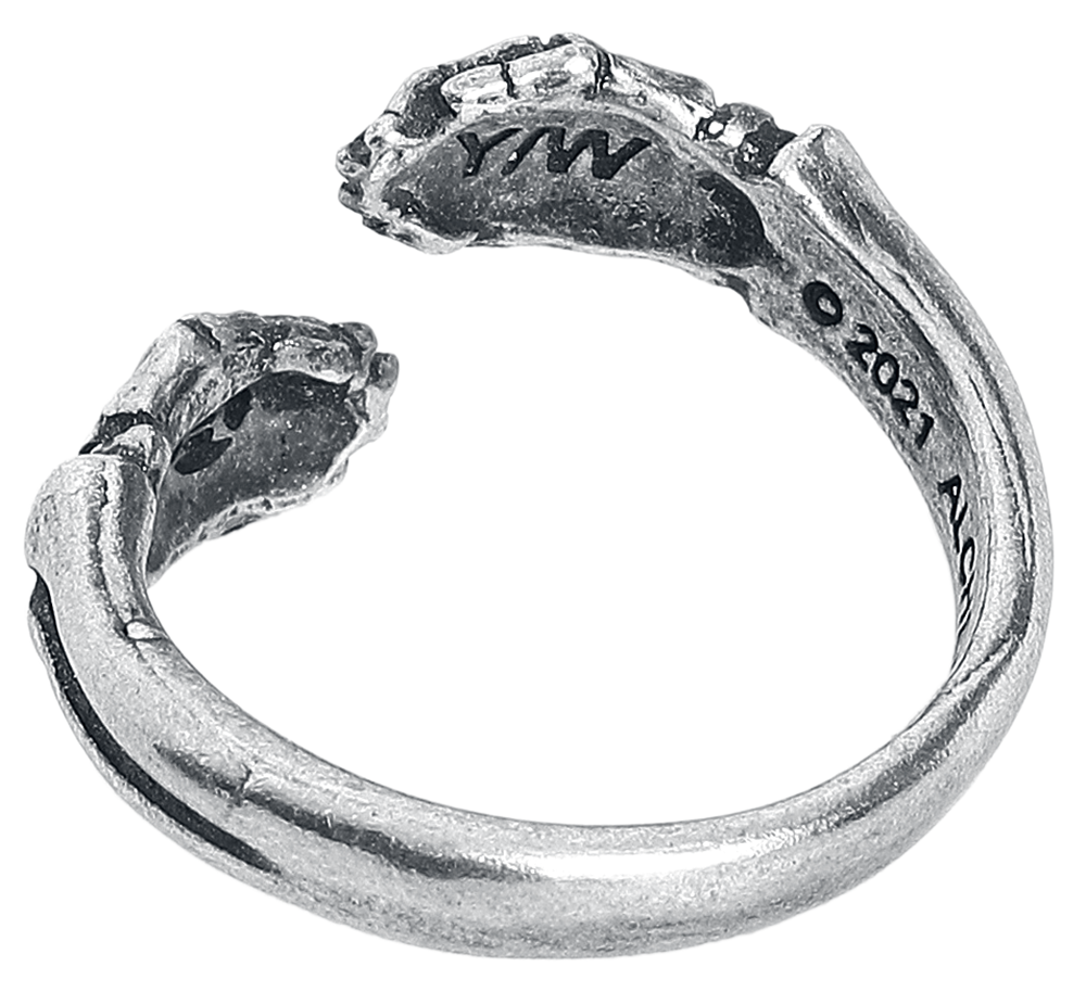 Alchemy Gothic - Gothic Ring - Last Embrace - für Damen - silberfarben