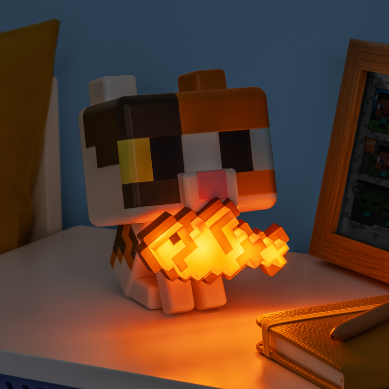 Thumbnail - Minecraft Cat GloBuddies Tischlampe multicolor