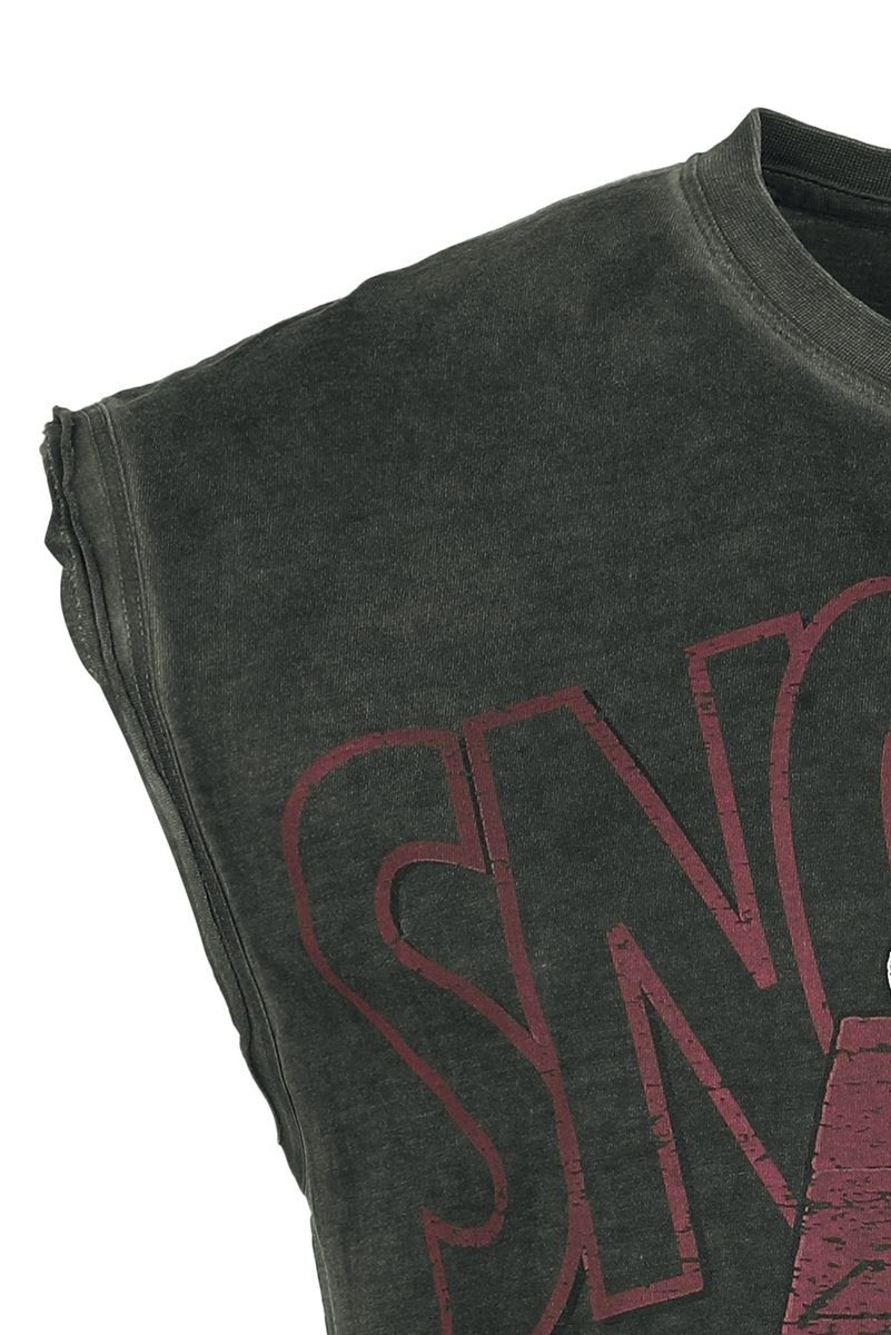 Thumbnail - Peanuts Snoopy - Dog House Tank-Top schwarz in S