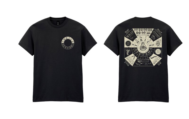 T-Shirt Manches courtes  de Thrice - Vheissu - S à 3XL - pour Homme - noir
