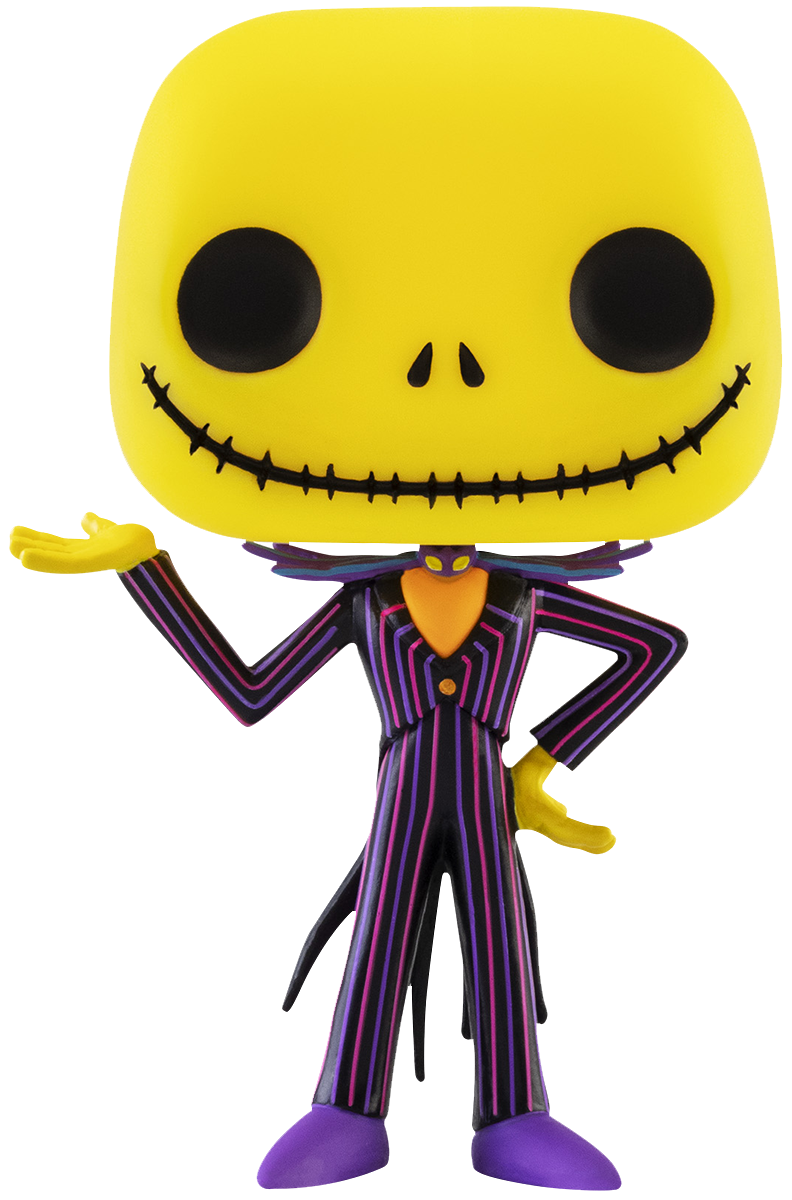 The Nightmare Before Christmas Jack Skellington (Black Light) Vinyl Figur 15 Funko Pop! multicolor