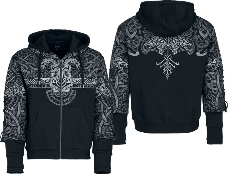 Black Premium by EMP Kapuzenjacke - Celtic Blessing - S bis XXL - für Männer - Größe S - schwarz