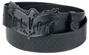Scratched Leather Belt, Black Premium by EMP, Gürtel