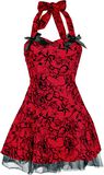 Red Flocking Mini Dress, H&R London, Kurzes Kleid