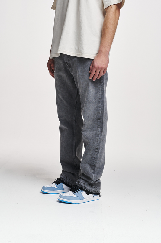 Thumbnail - 2Y Studios ARUN OPEN HEM STRAIGHT JEANS Jeans grau in 30