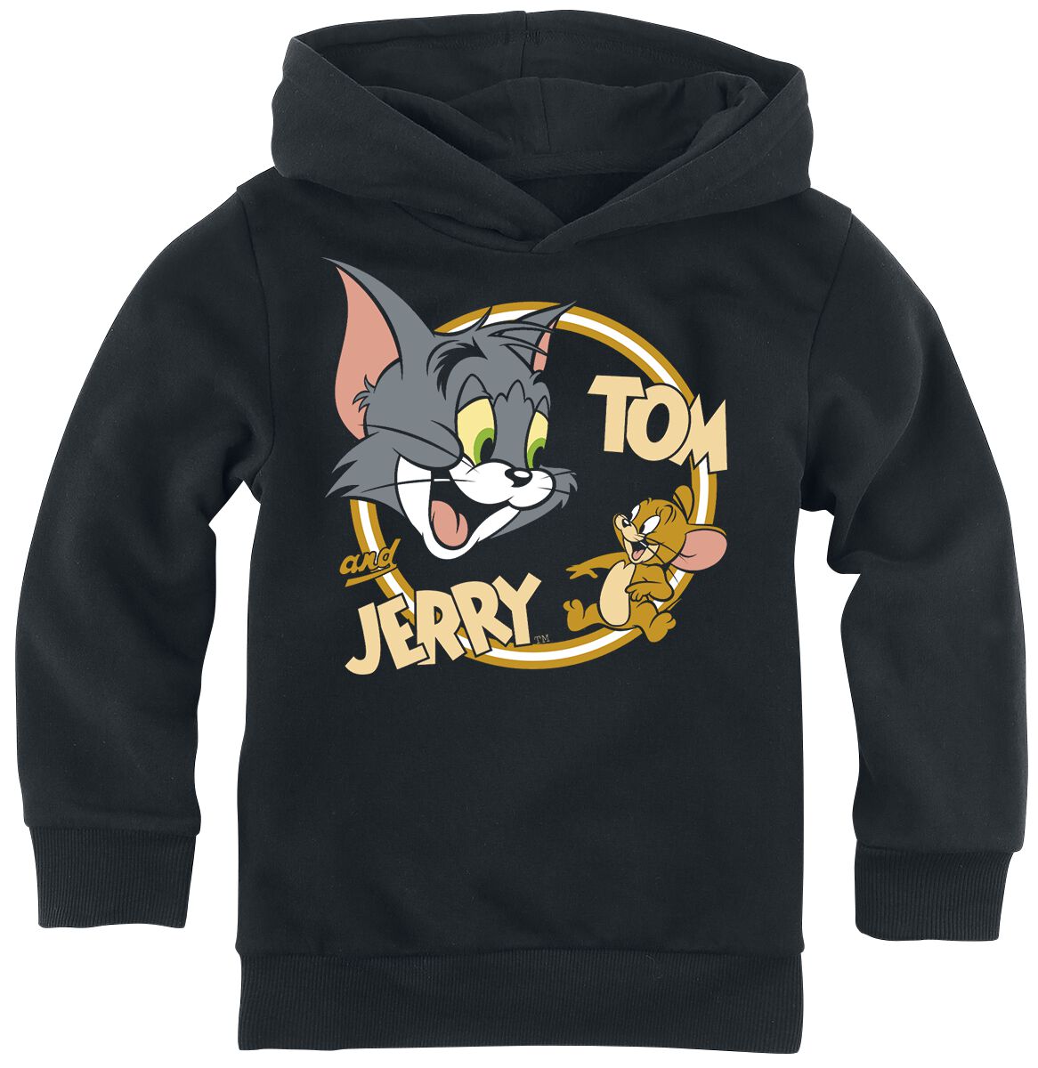 Image of Tom And Jerry Kids - Tom And Jerry Kinder-Kapuzenpulli schwarz