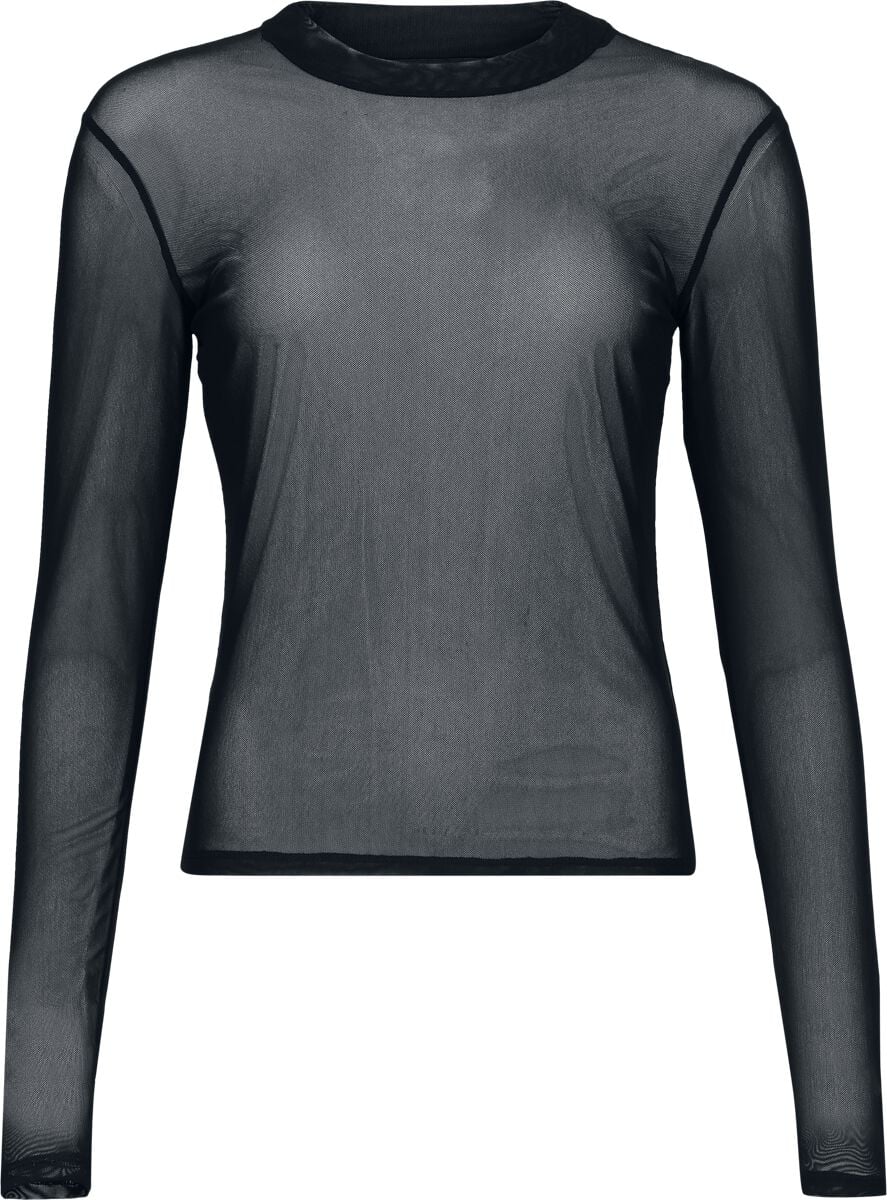 Black Premium by EMP Langarmshirt - Essential - Mesh - S bis XXL - für Damen - Größe S - schwarz